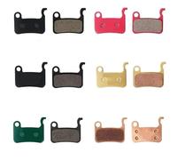 THEDAYBABY Pastillas de freno de disco hidráulico MTB para Shimano A01S M06 M07, pastillas de freno de disco de bicicleta de carretera, piezas de ciclismo (1 par semimetálico)