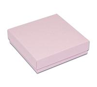 TheDisplayGuys - Caja de regalo con relleno de algodón, 100 unidades, color rosa, 3 1/2 x 3 1/2 x 1 (#33), Rosado, 100