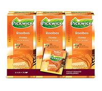 Thee Pickwick rooibos honey 25x1.5gr | Omdoos a 3 pak x 25 stuk | 3 stuks