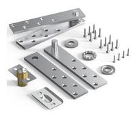 TheElves Bisagras de puerta, herrajes ocultos de acero inoxidable, bisagra pivotante de rotación de 360 grados para puerta oculta y puertas interiores/puerta secreta