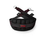 THEFITGUY Cinturón definitivo para sentadillas con cinturón, fijación de rack y máquina de sentadillas, soporte estructurado de espalda, se mantiene bajo durante el movimiento hacia abajo, zona