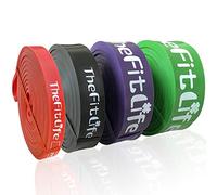 TheFitLife Bandas Elasticas Fitness Musculacion - Cintas Elásticas de Resistencia para Pull-ups Asistidos, Cross-Training, Dominadas, Yoga, Pilates, Fisioterapia, con E-Guía de Ejercicios