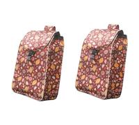 THEGA 1/2PCS Bolsa De Almacenamiento Reutilizable E Impermeable De Tela Oxford - 36L Bolsas para Carrito De La Compra, Bolsa De Repuesto para Carrito De La Compra con Bolsillos Laterales(2PCS)