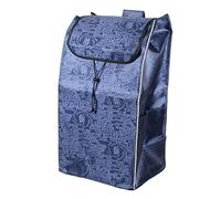 THEGA Bolsa De Recambio para Carro De La Compra De Gran Capacidad - 60L Bolsos Reutilizables del Carro De La Compra, Bolsa Plegable De Almacenamiento para El Hogar, L37.5XW28.5XH67CM (Color : H)