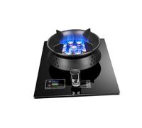 THEGA Estufa De Gas Butano De 5,2 KW - Cocina De Gas De Interior con Cristal Templado, Placa De Gas Independiente para Cocina Doméstica, con Función De Temporizador(NG)