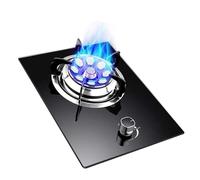 THEGA Estufa De Gas para Interiores - Cocina Portátil De Gas Propano De 4,5 W, Placa De Cocción De Vidrio Independiente para Exteriores, con Protección contra Incendios(LPG)