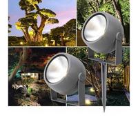 THEGA Lámpara LED Suelo Exteriores - Luces Empotradas 220V, Foco Empotrable para Exteriores, Foco Giratorio Impermeable, Luces Patios Jardines, para Paredes Exteriores Y Césped(RGB,B-30w)