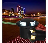 THEGA Luces Enterradas Al Aire Libre - Luces LED Paisaje En El Suelo - Focos, Luz Subterránea LED Empotrada AC85-265V Patio Jardín, Foco Empotrable Exteriores Impermeable IP67(Purple Light,3W)