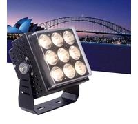 THEGA Luces Paisaje De Suelo - Luz Haz Foco, Lámpara De Pie De Ángulo Ajustable AC85-265 V, Foco Largo Alcance Impermeable IP67 Exteriores, Luz Subterránea Patio De Jardín(Warm White,60W)
