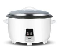 THEGA Olla Comercial para Sopa Y Arroz, Antiadherente, con Función De Mantenimiento De Calor Automático Y Vaporera Multifuncional; Apta para Comedores, Hoteles Y Uso Doméstico(23L)