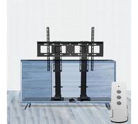 THEGA Soporte Suelo para TV - Soporte TV Motorizado, Soporte para TV con Elevación Telescópica para TV De 55-100/120 Pulgadas, con Control Remoto, Soporte para TV De Altura Ajustable(55-100inch TV)