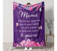 TheGiffter Regalo Madre Mamá, Franela Manta Regalo Dia De La Madre, Regalo Originales Cumpleaños Madre, Ideas Regalo Madre Navidad 2