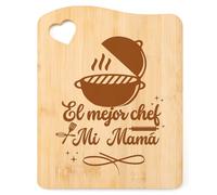 TheGiffter Regalo Madre, Tabla Cortar Bambú para Mama, Regalo de Cumpleaños Navidad Día de la Madre, Regalos para Mama 27.5 * 21.5 CM
