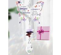 TheGiffter Regalo para Amiga, Cazador de Sol de Cristal Regalo Amiga Cumpleaños, Regalos Originales para Mejor Amiga, Regalos Cumpleaños Día de la Madre Acción de Gracias Navidad para Mujeres