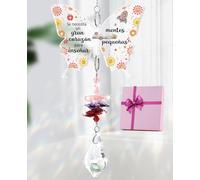 TheGiffter Regalo para Profesora Infantil, Cazador de Sol de Cristal Regalo Maestra, Regalos Originales para Profesores Regalo Agradecimiento para Profesores, Alumnos y Amigos