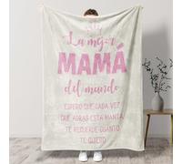 TheGiffter Regalos para Madres, Franela Manta Regalo Mama Originales Cumpleaños, Regalo para Mamá Navidad, Día de la Madre, Cumpleaños, Acción de Gracias