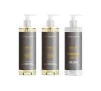 thehotelery.de ACCA Kappa Giallo Elicriso XL Set 3 x 380 ml: jabón líquido, gel de ducha, loción hidratante, cosmética de hotel, bienestar y spa, champú para hotel, cosmética de hotel