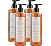 thehotelery.de Prija Jabón líquido con ginseng 4 botellas de 380 ml, jabón revitalizante, Wellness Spa Hotel Italia Luxury Hotel Cosmética de Hotel Italiano