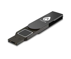 Theis Fido2 Key Chiave di sicurezza Fingerprint USB A, Autenticatore a Due fattori, Protezione Protezione multistrato Compatibile Hotp/U2F Windows, MacOS, Gmail, Linux per Office Business
