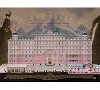 Theissen Grand Budapest Hotel Poster Borderless Vibrant Movie Poster - Matte Poster Frameless Gift 11 x 17 pulgadas (28 x 43 cm) *IT-00115