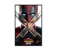 Theissen Marvel Deadpool & Wolverine Movie Poster película #3 - Matte poster de pared Frameless Gift 15 x 22.8 inch(38cm x 58cm)