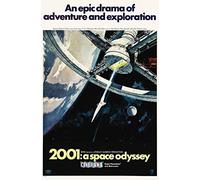 Theissen Stanley Kubricks 2001: A Space Odyssey Movie Film Poster/Print/Picture - Póster enmarcado mate de regalo de 11 x 17 pulgadas (28 x 43 cm) *IT-00303