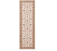 THEKO Alfombra de lana tejida a máquina - beige - 80x250 cm