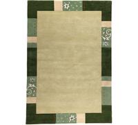 THEKO Alfombra gabbeh floral de lana hecha a mano
