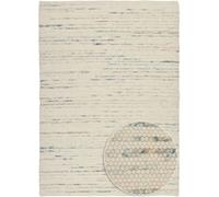 THEKO Alfombra tejida a mano en lana virgen - multicolor 70x140 cm