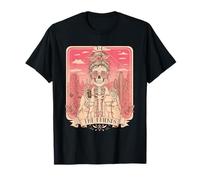 Thelma y Louise Mejores Amigos Tarot Card Skeleton Road Trip Camiseta