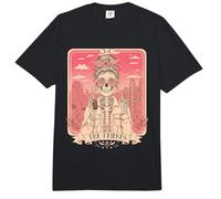 Thelma y Louise Mejores Amigos Tarot Card Skeleton Road Trip Comfort Colors Adult Heavyweight T-Shirt