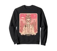 Thelma y Louise Mejores Amigos Tarot Card Skeleton Road Trip Sudadera