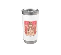 Thelma y Louise mejores amigos Tarot Card Skeleton Road Trip Vaso térmico de acero inoxidable de doble pared