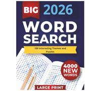 Themed word search puzzle book: Relaxing Big Word Search Puzzle Book for Adults and Seniors | Large Print and Anti Eye Strain | Improve Memory & Relieve Anxiety (Classic Gifts)