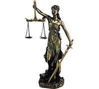 Themis Diosa griega Estatua estatuilla / Blind Lady Justice Sculpture Lawyer Gift