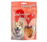 Thempa Valentine's Corazones Snack para perros 100 g de pollo y carne de pato (10, 100 g)