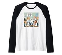 Then I Said, This Won'T Hurt a bit - Doctor Nurse Cartoon Camiseta Manga Raglan