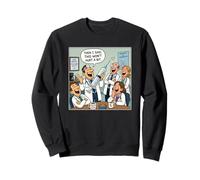 Then I Said, This Won'T Hurt a bit - Doctor Nurse Cartoon Sudadera