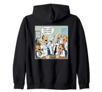 Then I Said, This Won'T Hurt a bit - Doctor Nurse Cartoon Sudadera con Capucha