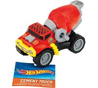 Theo Klein 2441 Hot Wheels Concrete Mixer , Concrete Mixer Scale 1:24 , with Rotating Drum , Toy for Children above 3 Years old