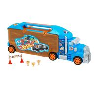Theo Klein 2474 Maletín de colección de camiones Hot Wheels I Maletín resistente para hasta 24 coches y 2 camiones I Subdivisiones prácticas I Juguetes para niños a partir de 3 años