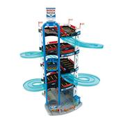 Theo Klein 2813 Aparcamiento Bosch Car Service, con 5 Plantas, Doble rampa de Salida, 2 Coches de Carreras, Ascensor y Mucho más, Medidas 55 cm x 55 cm x 85 cm, Juguete para niños a Partir de 3 años