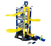 Theo Klein 3400 Aparcamiento de 4 Plantas Michelin Service I Garaje Que Incluye Coches, balancín y rampa I Medidas: 76,5 cm x 62 cm x 75,5 cm I Juguete para niños a Partir de 3 años