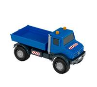 Theo Klein 3802 Mercedes-Benz Unimog Volquete para Arena, para Interior y Exterior, Escala 1:24, Producto con Licencia Oficial, Juguete para niños a Partir de 3 años