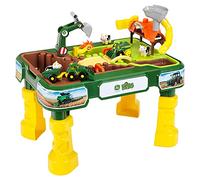 Theo Klein 3948 John Deere Farm Sand Play Table, Water Play Table I with Farm Animals and Vehicles I Water and Sand Basins I Toys for Children Aged 3 and over