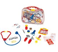 Theo Klein 4322 Maletín de médico nº 1 | Accesorios como tensiómetro y termómetro a pilas, estetoscopio, jeringuilla y mucho más. | Para niños a partir de 3 años