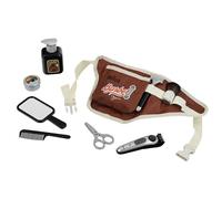 Theo Klein 5838 Braun Set de barbería I Riñonera con múltiples Utensilios de barbería I Afeitadora eléctrica de Juguete I Juguete para niños a Partir de 3 años