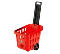 Theo Klein 7248 Carrito de la Compra I Plástico I con asa cómoda y práctica I Apto para niños a Partir de 3 años