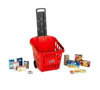 Theo Klein 7256 7256 Carrito de la Compra I Plástico I con asa cómoda y práctica I Apto para niños a Partir de 2 años