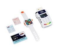 Theo Klein 7276 7276 PoS Terminal y Smart Watch, Juguete Interactivo con luz, Sonido y función de Pago sin Contacto, Juguete para niños a Partir de 3 años